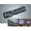 1w power zoom flashlight, led rechargeable torchlight